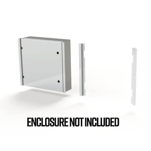 Frame, 1.08 in L x 23.85 in H x 2.43 in W, Steel